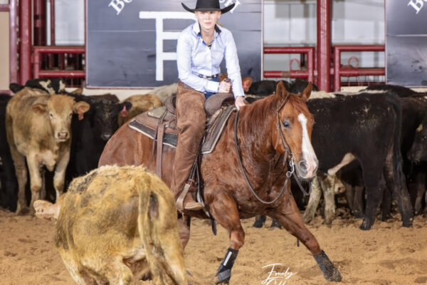 $75,000 Amateur Haley S Drummond on Stylish Duals, owned by Tim and Melissa Drummond