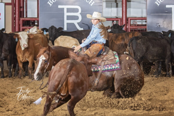 Youth Madison McCulloch on Mckenzie Rebel, owned by Susan Welch-McCulloch