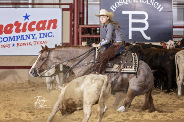 Youth Emery Kai Miller on Metallic Smart Cat, owned by Matt & Megan R Miller
